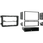 Metra 99-9011 Single Double DIN Dash Kit for 2005-2019 Volkswagen Vehicles with Factory-Style ABS Panel and Storage Pocket