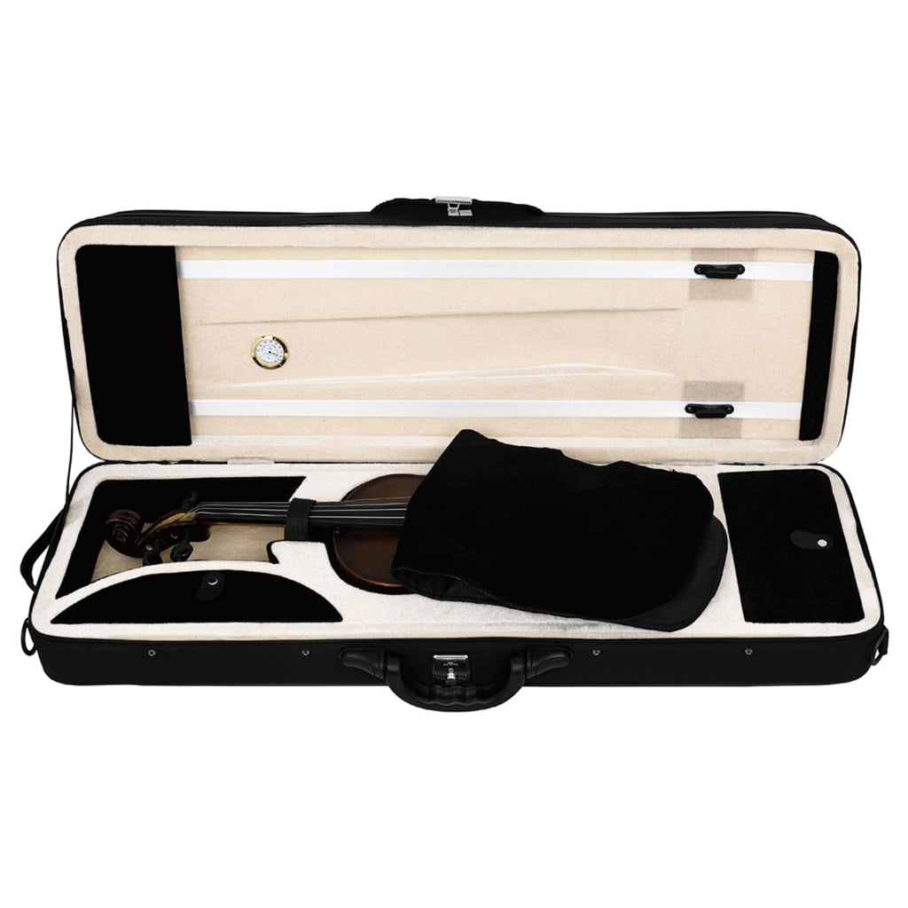 WINDLAND Violin Case with Shoulder Strap and Bows Holders Violin Accessories Storage