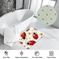 thumbnail image 3 of Ladybird Polyester Non-Slip Machine Washable Bath Rugs Office Mat Floor Mats, 3 of 6