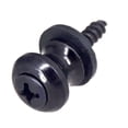 thumbnail image 2 of Guitar Ukulele Mandolin Strap Button Locks Secure Screw Black Gold Silver Parts, 2 of 6