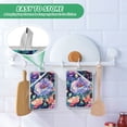 thumbnail image 4 of Yayeee Pot Holders Kitchen Heat Resistant with Pockets 7"x9.8" Cotton Oven Cooking Hot Pads, Puprle Ethereal Floral Harmony, 4 of 7