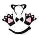 thumbnail image 2 of Conjunto de disfraz de animales para niños y adultos, diadema con orejas de animales para Halloween, fiestas temáticas de animales, vestido de Pascua, Salvador Dali traje de cosplay, 2 of 10
