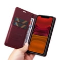 thumbnail image 3 of Funda para iPhone 12 Mini Estuche de Cuero PU Tipo Cartera con Ranuras para Tarjetas y Cierre Magnético, 3 of 5