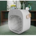 thumbnail image 1 of Aire acondicionado portátil blanco, aire acondicionado móvil, minienfriador de aire, miniventilador de refrigeración por agua portátil, silencioso, 3 velocidades, ventilador de escritorio USB Rojo Verde Cocina, Decoración y Otros, 1 of 4
