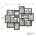 thumbnail image 3 of Lavish Home Photo Frame Collage for Twelve 4x6-inch Pictures (Black), 3 of 6