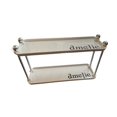 thumbnail image 4 of Estante de almacenamiento para baño de 2 niveles, estante de encimera multiusos independiente. Blanco, 4 of 9
