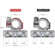 thumbnail image 2 of Conectores de terminales de batería de 12 V y 3 vías para baterías de coche y camión, 2 of 5
