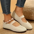 thumbnail image 2 of YLYL Women Mary Jane Ballet Flats Knit Round Toe Casual Slip on Work Office Dress Shoes, 2 of 9
