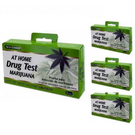 4 Pc Drug Tests Screening Weed Marijuana THC Urine At Home Test Kit Fast (Best Way To Pass A Drug Test For Weed)