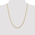 thumbnail image 4 of 10K Yellow Gold Rope Chain Styles Necklace 2.75 mm Diamond-Cut 24 inch, 4 of 4