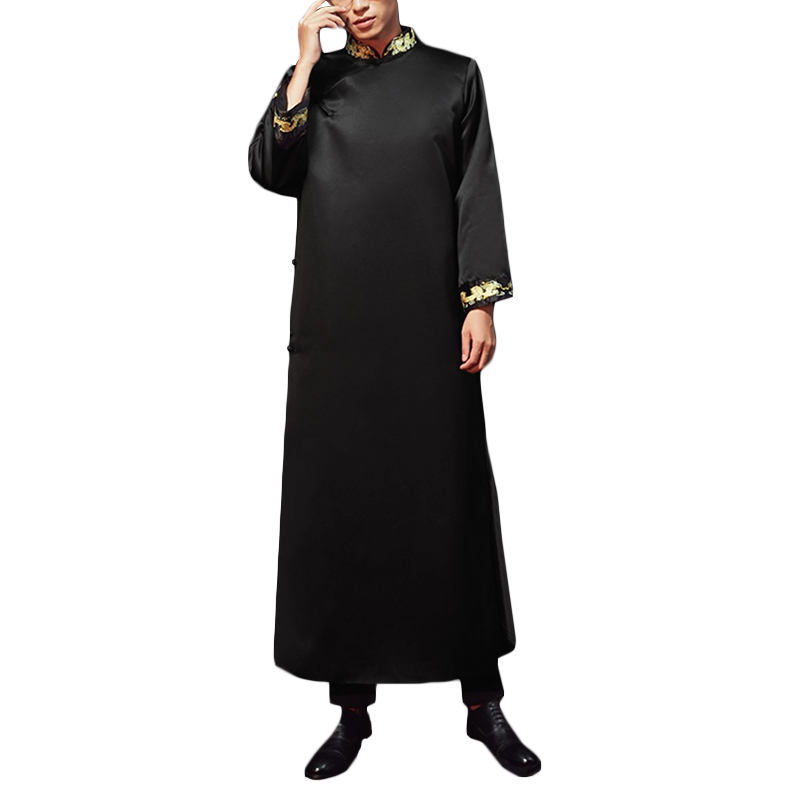INCERUN Men's Ethnic Style Robes Long Tops Casual Loose Tang Robe