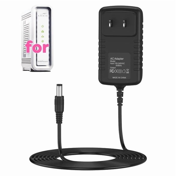 Modem Charger Adapter compatible with ARRIS SURFboard SB8200 SB00DAD38200 DOCSIS 3.1 SB6190