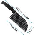 thumbnail image 2 of Corrugated Vegetable Cutter, French Fries Cutter, Manual Stainless Steel Ripple Potato Knife Vegetable Cutter Tomato Knife French Fries Slicer Kid's Knife Vegetable Cutter for French Fries Cutter, 2 of 7