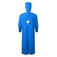 thumbnail image 3 of Pajama Sets for Men 2 Piece Casual Long Sleeve Button Sleepshirt with Hat Pjs,BU2,M, 3 of 4