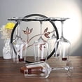 thumbnail image 4 of Vin Rack Stand-alone Séchoir Métal Séchoir Vin Verre Rack Cuisine Bar Décoration Multi-Fonction Présentoir Rack de Stockage table Support de Verre de Vin, 4 of 7