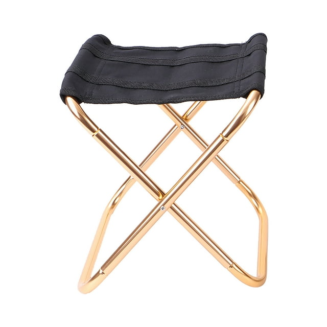 Silla plegable para exteriores, silla de pesca para acampar, taburete para barbacoa, portátil de aluminio Wmkox8yii jkg1128