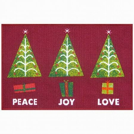 St Nicholas Square Christmas Tree Accent Throw Rug Non Skid Holiday Mat 20x30 St Nicholas Square Christmas Tree Accent Throw Rug Non Skid Holiday Mat 20x30