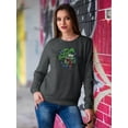 thumbnail image 2 of Rat Fink Creepy Rat Face Sweatshirt Women -T-Line Designs, Female 4X-Large, 2 of 4
