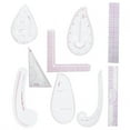 thumbnail image 4 of Juego de Reglas de Costura ANGGREK 9 Unids/set Accesorios de Medición Regla de Diseño DIY, 4 of 8