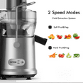 thumbnail image 3 of SiFENE 800W Centrifugal Juicer Machine, Large 3.2'' Feed Chute for Whole Fruit & Vegetables, Dual Speeds, Easy to Clean, Silver, 3 of 7