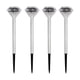 thumbnail image 3 of Luces solares para exteriores | Luces solares de jardín impermeables IP65 para patio y jardín | Focos LED con encendido y apagado automático | Blanco frío | Paquete de 4, 3 of 9