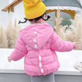 thumbnail image 2 of Vedolay Tops Boy's Lightweight Hooded Jacket Zipper Prints Autumn Cute Windproof Jacket,Hot Pink 12-18 Months, 2 of 4