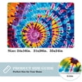 thumbnail image 2 of Tie Dyeing Polyester Non-Slip Machine Washable Bath Rug Indoor Rug Door Carpet, 2 of 6