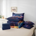 thumbnail image 6 of Feelyou Dreamy Life Tree Twin Bedding Sets 7-Piece, Outer Space Planet Bedding Comforter Set, Western Bohemian Theme Reversible Sheet Sets, Lightweight Room Decor, 6 of 8