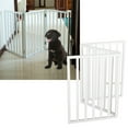 thumbnail image 5 of PETMAKER  White Wooden Freestanding Pet Gate, 5 of 6