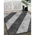 thumbnail image 3 of Ahgly Company Machine Washable Indoor Rectangle Transitional Gray Cloud Gray Area Rugs, 8' x 12', 3 of 7