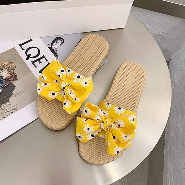 LSLJS Fashion Women Ankle Strap Summer Slide Sandals Flats Flip-Flops Shose, Women's Slippers