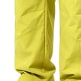 thumbnail image 3 of BRELIL Men's Cargo Pants Loose Fit Wide Leg Drawstring Casual Streetwear Activewear Quick Dry Joggers Workout Hiking Trousers Solid Fall Fashion, Yellow XL, 3 of 5