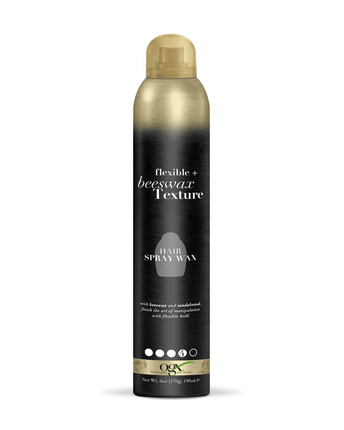 OGX Flexible + Beeswax Texture Hair Spray Wax 6oz - Walmart.com