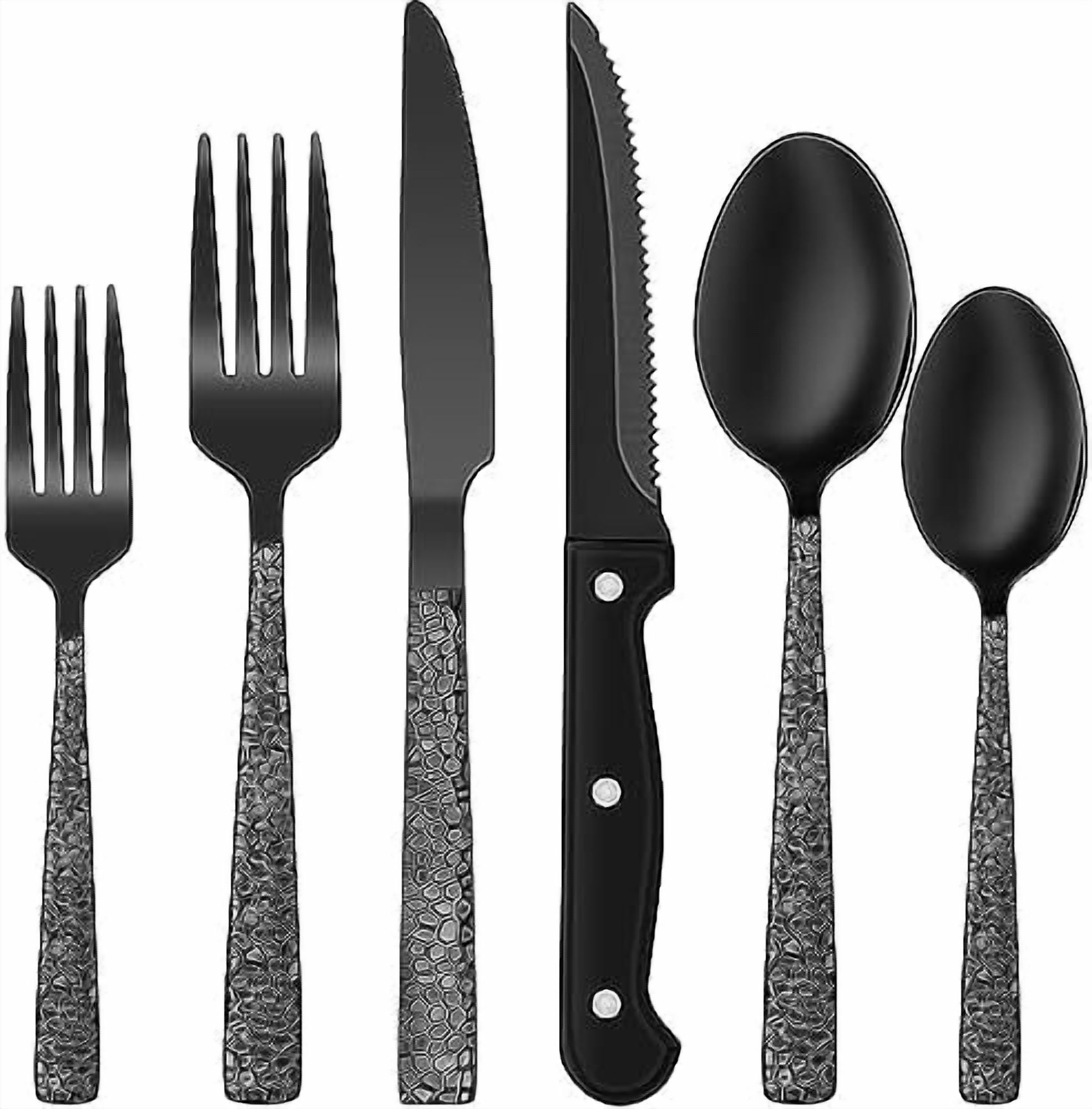 Oxford 30-Piece Silverware Set – Forged Stainless Steel, Service For 6, Mirror Polished, Dishwasher Safe