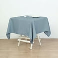 thumbnail image 2 of BalsaCircle 10 Pieces 54" x 54" Dusty Blue Square Polyester Tablecloths Table Cover Linens, 2 of 6