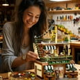 thumbnail image 3 of Insoon City Coffee House Building Set with Light, 1173 PCS Cafe Shop Building Block Toy for Adults Teens Kids Ages 6-12+, 3 of 10