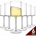 thumbnail image 7 of Square Wine Glasses Set of 6, Hand Blown Crystal Red Wine or White Wine Glass 11.4Oz - Hand Crafted by Artisans - Gifts for Women, Men, Wedding, Anniversary, Christmas, Birthday, 7 of 7