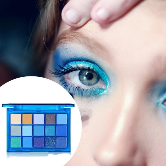 15 Colores de Ojos Macarena Paleta de sombras de ojos Shimmer Glitter Mate Matte Shades