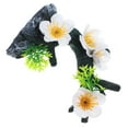 thumbnail image 3 of Zehuanyu  Sushi Plate Plants Fake Flower Ornaments Lid Door Decoration Bride White, 3 of 8