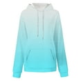 thumbnail image 3 of JUSLIO Womens Blouses with Pockets Hoodies Sweatshirts Graphic Long Sleeve Sweatshirts Light Blue 2XL, 3 of 4