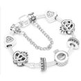 thumbnail image 1 of Pulsera de mujer con dije de llave de cuentas con corona europea LOVE Pulsera de cuentas Noble LOVE Joyería para el día de San Valentín, 1 of 6