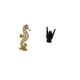 thumbnail image 5 of Figura De Resina De Mesa, Adorno Dorado Para Oficina, Dormitorio, Sala De Estar, Chimenea, Artesanía Con Gestos De Mano De Roca, Escultura Creativa De Dedo Para Decoración De Apartamento Y, 5 of 8