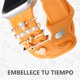 thumbnail image 2 of Correa con Floral Grabado Compatible con Apple Watch 40mm 44mm 42mm 38mm 41mm 45mm 46mm 49mm, Correas Silicona Suave con Adornos Decorativos para iWatch Series 11/10/9/8/7/6/5/4/3/2/1 SE Ultra, 2 of 20