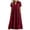 Red, variant on Kakishop Womens Casual Dresses Wrap V Neck Dress A-Line Ruffle Sleeve Summer Sundress Fashion 2026 (Red,L)