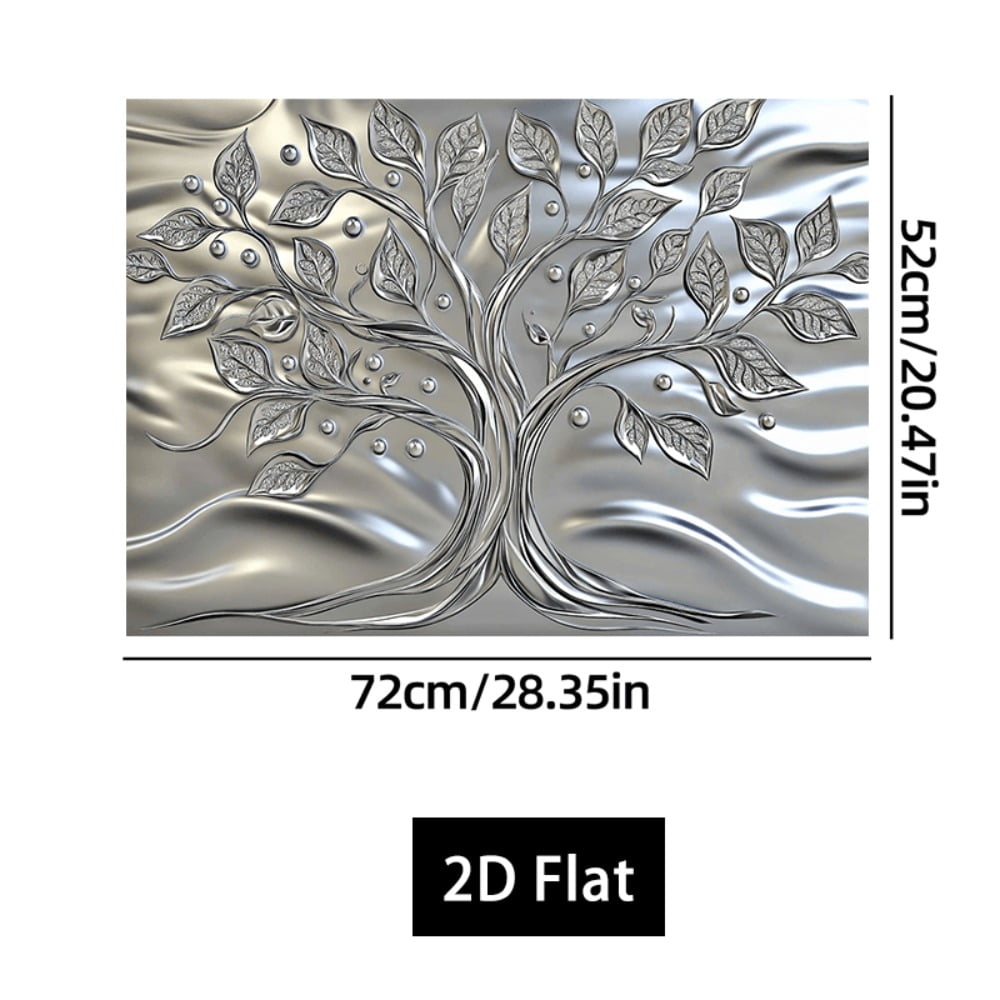 1 piece, stove panel and cooktop panel protection pad, 2D flat life tree pattern kitchen decorative countertop pad, suitable for stoves, washing machines, dryers, coffee machines, multi-functional ki