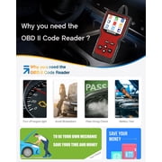 MOTOPOWER Car OBD2 Code Reader OBD2 Scanner Engine Fault Code Reader Diagnostic Scan Tool