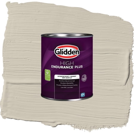 Glidden HEP Ostrich Feather / Beige, Eggshell Interior Paint with Primer, 1 Quart