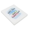46 Colors Portable Nail Salon Gel Polish Color Card Chart Reusable Nail