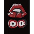 thumbnail image 2 of T-Shirt Graphique Amusant pour Femmes avec Lèvres Cerises - T-Shirt à Manches Courtes et Col Rond Décontracté, Extensible et Lavable en Machine, Parfait pour l'Été, la Fête des Mères, le Nouvel An, le Festival du Printemps, la Saint-Valentin, en, 2 of 7