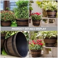thumbnail image 3 of Bgsha Succulent Flowerpot Lotus Basin Cylinder Flower Pot Accessories Replacement Garden Whiskey Bucket Easy To Move, 3 of 10
